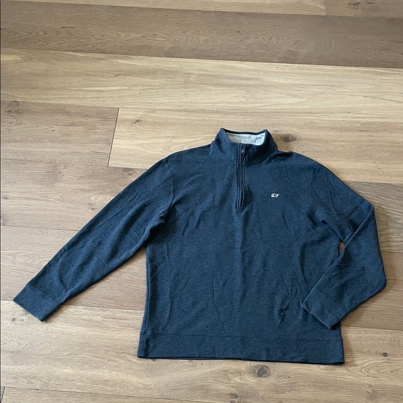 Vineyard Vines Quarter Zip Pullover 100% Pima Cotton Size Large - Picture 1 of 11